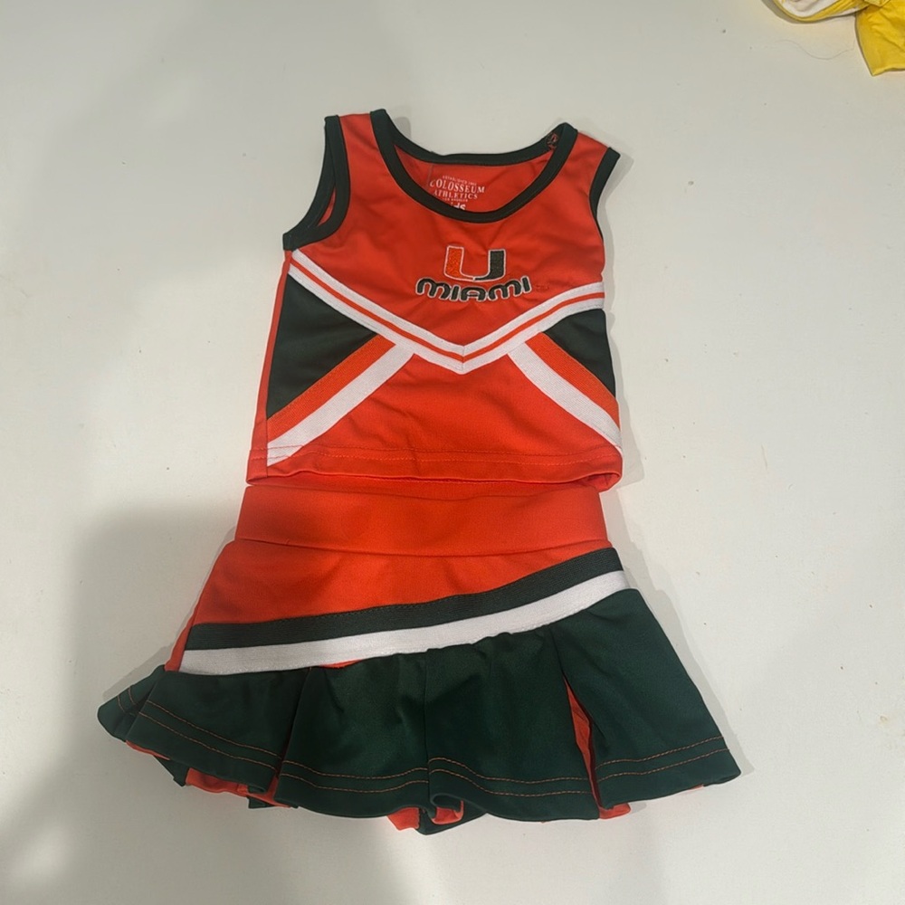 6-12 mo Miami cheerleader outfit